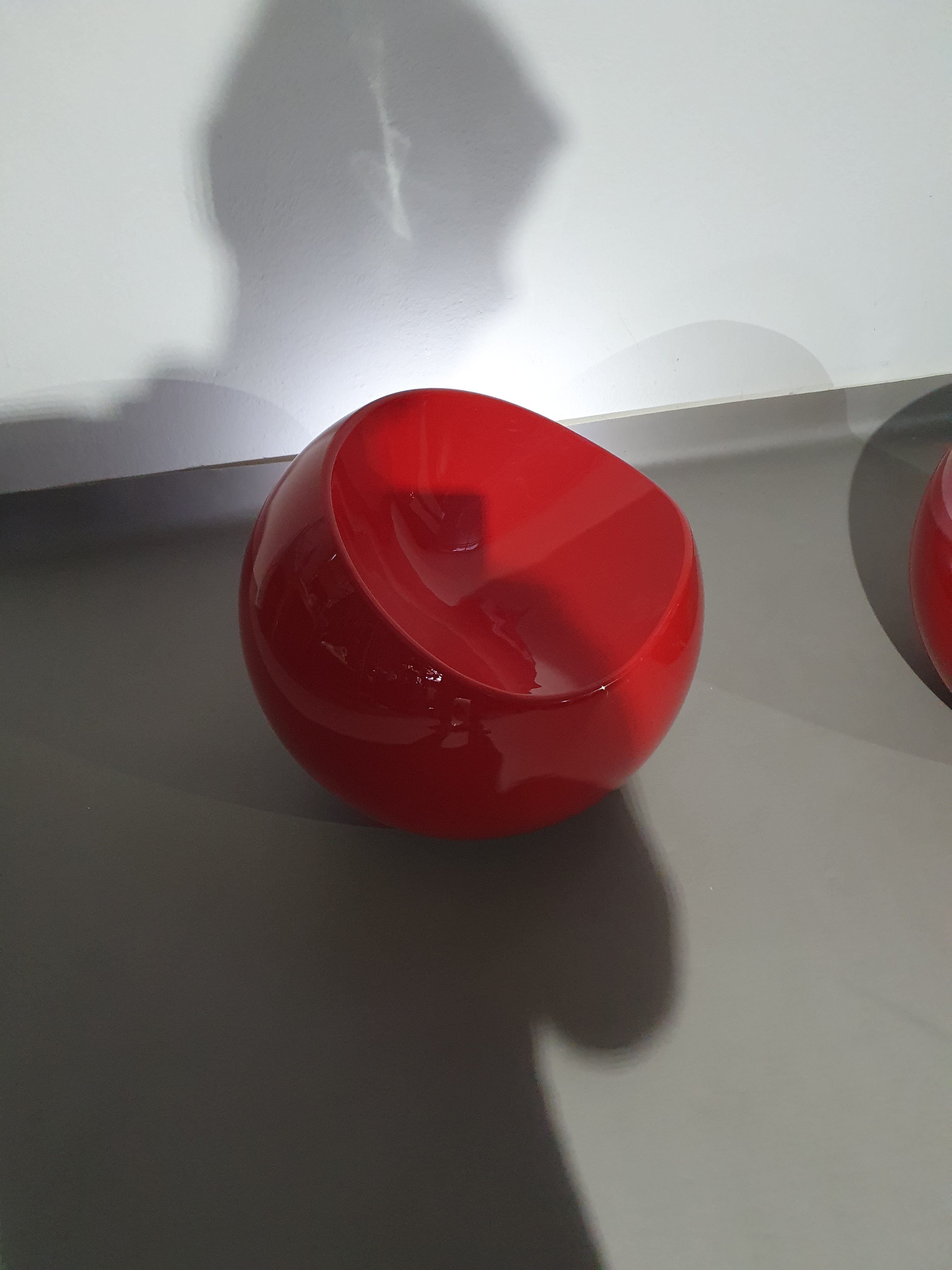 Dupont Finn Stone ball chairs / Dupont Finn Stone ball chairs /