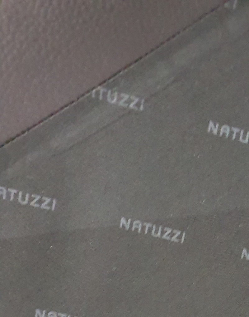AMADEUS NATUZZI LOUNGE CHAIR / zwart leer