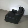 AMADEUS NATUZZI LOUNGE CHAIR / zwart leer