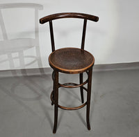 Thonet / Mundus marked / stool / seat height 75 cm