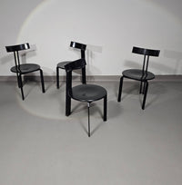 Postmoderne Harvink-stoelen, model Zeta, ontworpen door Martin Haksteen in de jaren 80