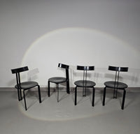 Postmoderne Harvink-stoelen, model Zeta, ontworpen door Martin Haksteen in de jaren 80