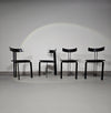 Postmoderne Harvink-stoelen, model Zeta, ontworpen door Martin Haksteen in de jaren 80