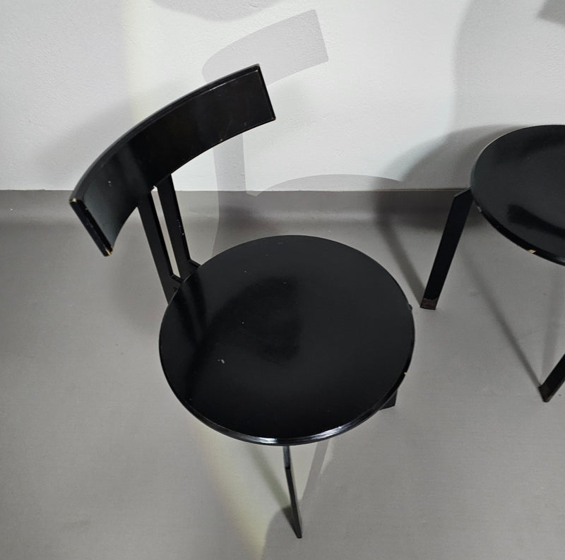 Postmoderne Harvink-stoelen, model Zeta, ontworpen door Martin Haksteen in de jaren 80