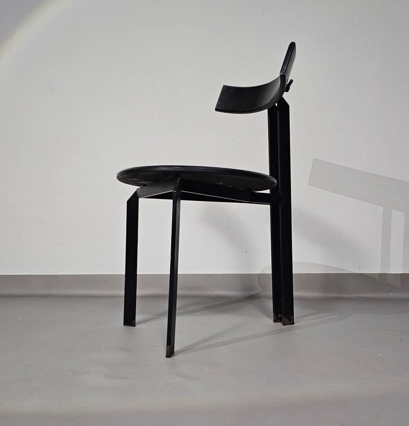 Postmoderne Harvink-stoelen, model Zeta, ontworpen door Martin Haksteen in de jaren 80