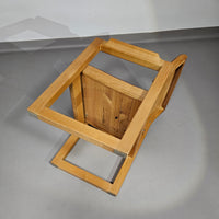 6 x leren eetkamerstoel met opblaasbare zitting / leren zitting / rugleuning