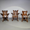 4 x large oak claw armchairs 1960s
70 x 70 x 90 cm