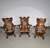 4 x large oak claw armchairs 1960s
70 x 70 x 90 cm