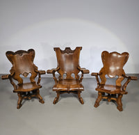 4 x large oak claw armchairs 1960s
70 x 70 x 90 cm