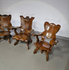 4 x large oak claw armchairs 1960s
70 x 70 x 90 cm
