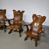 4 x large oak claw armchairs 1960s
70 x 70 x 90 cm