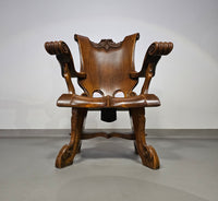 4 x large oak claw armchairs 1960s
70 x 70 x 90 cm