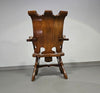 4 x large oak claw armchairs 1960s
70 x 70 x 90 cm