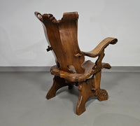 4 x large oak claw armchairs 1960s
70 x 70 x 90 cm