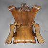 4 x large oak claw armchairs 1960s
70 x 70 x 90 cm