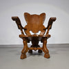 4 x large oak claw armchairs 1960s
70 x 70 x 90 cm
