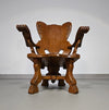 4 x large oak claw armchairs 1960s
70 x 70 x 90 cm