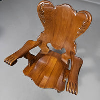 4 x large oak claw armchairs 1960s
70 x 70 x 90 cm