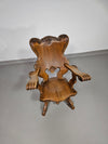 4 x large oak claw armchairs 1960s
70 x 70 x 90 cm