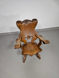 4 x large oak claw armchairs 1960s
70 x 70 x 90 cm
