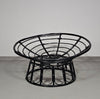 Papasan rotan lounge stoel jaren 70
 Breedte 120
 Hoogte 70 cm