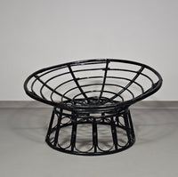 Papasan rotan lounge stoel jaren 70
 Breedte 120
 Hoogte 70 cm