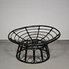 Papasan rotan lounge stoel jaren 70
 Breedte 120
 Hoogte 70 cm