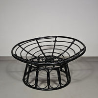 Papasan rotan lounge stoel jaren 70
 Breedte 120
 Hoogte 70 cm