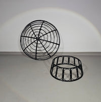 Papasan rotan lounge stoel jaren 70
 Breedte 120
 Hoogte 70 cm