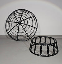 Papasan rotan lounge stoel jaren 70
 Breedte 120
 Hoogte 70 cm