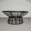 Papasan rotan lounge stoel jaren 70
 Breedte 120
 Hoogte 70 cm