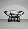 Papasan rotan lounge stoel jaren 70
 Breedte 120
 Hoogte 70 cm