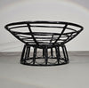 Papasan rotan lounge stoel jaren 70
 Breedte 120
 Hoogte 70 cm