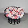Papasan rotan lounge stoel jaren 70
 Breedte 120
 Hoogte 70 cm