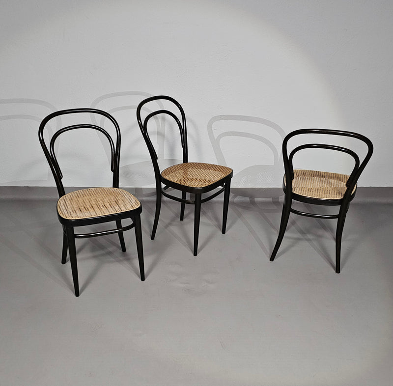 Michael Thonet 79 caféstoel / model 214 / riet