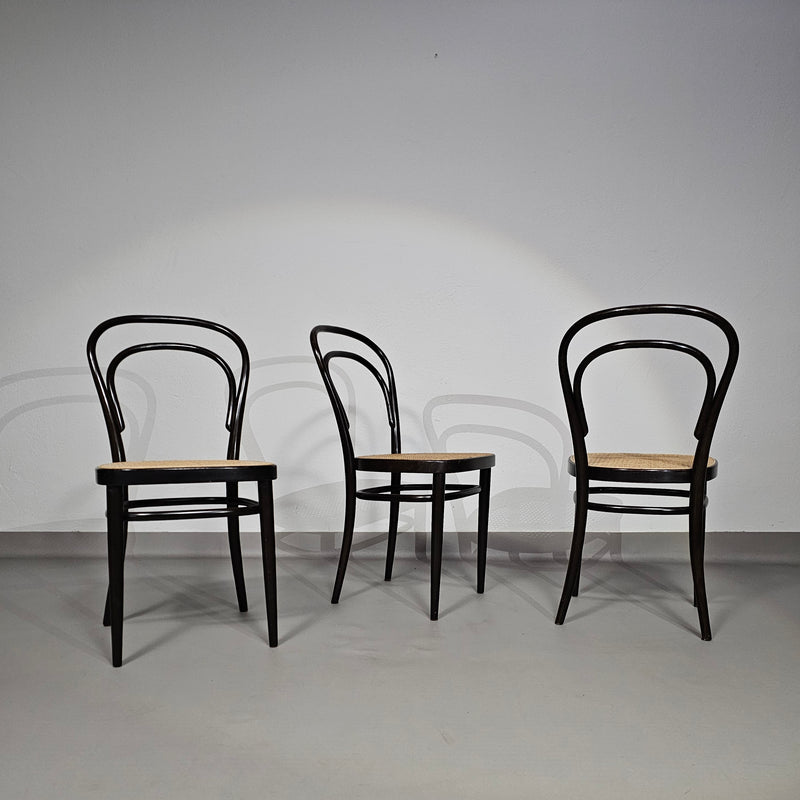 Michael Thonet 79 caféstoel / model 214 / riet