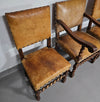 Bijpassende set / Kasteelstoelen / Neo Barok / schapenleer / jaren 1900