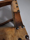 Bijpassende set / Kasteelstoelen / Neo Barok / schapenleer / jaren 1900