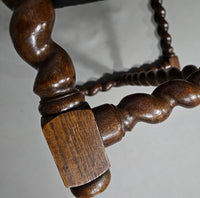 Bijpassende set / Kasteelstoelen / Neo Barok / schapenleer / jaren 1900