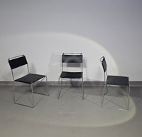 SET VAN 3 'JODI' EETKAMER STOELEN VAN SINTESI