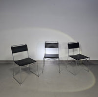 SET VAN 3 'JODI' EETKAMER STOELEN VAN SINTESI