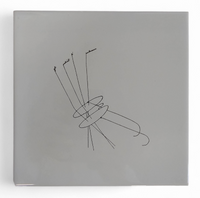 6 x Ceramic tile by Gio Ponti for Ceramica Bardelli