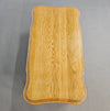 French solid oak coffee table 1970s