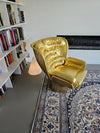 Golden Limited Edition Elda Chair van Joe Colombo voor Longhi Italy nr. 19/20 