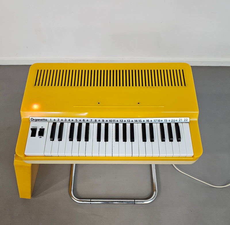 Ultra rare Hohner ORGANETTA wind organ / air organ / vintage & rare / 1963 / chrome stand
Complete, no missing parts.