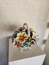 Bassano keramiek Mand met bloemen, Italië jaren 50