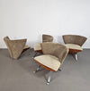4 x Jada chair duo tone by Giorgio Saporiti for il Loft