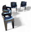 Stunning adjustable dining set Arnold Merckx for Arco 1980s