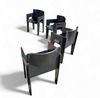 Stunning adjustable dining set Arnold Merckx for Arco 1980s