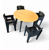 Stunning adjustable dining set Arnold Merckx for Arco 1980s